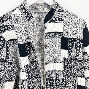 Black & White Reversible Womens Jacket